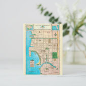 Carte postale de carte ancienne de Sarasota FL (Debout devant)