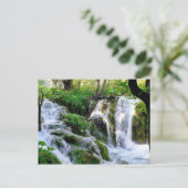 Carte postale de cascade croate (Debout devant)