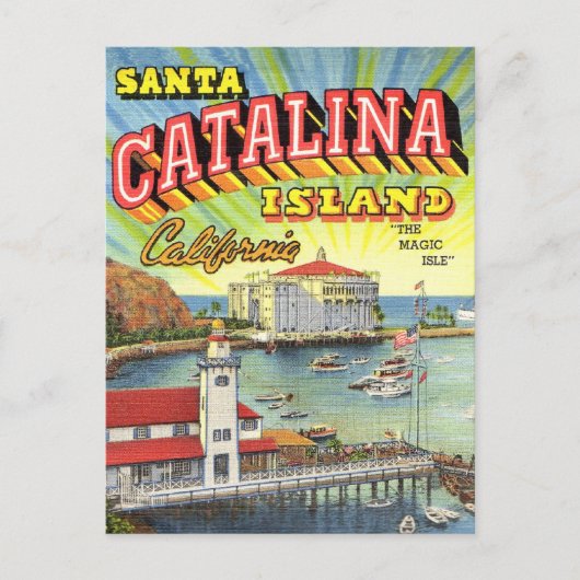 Carte postale de Catalina Island (Devant)