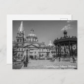 Carte postale de cathédrale de Guadalajara (Devant / Derrière)