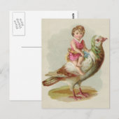 Carte postale de cavalier (Devant / Derrière)