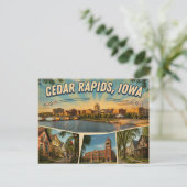 Carte postale de Cedar Rapids Iowa (Debout devant)