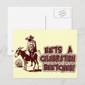 Carte postale de célébration de Cinco (Devant / Derrière)