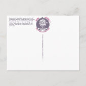 Carte postale de célébration de dinosaures (Dos)