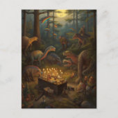 Carte postale de célébration de dinosaures (Devant)
