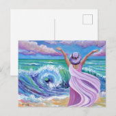 Carte postale de célébration de l'océan (Devant / Derrière)