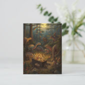 Carte postale de célébration des dinosaures (Debout devant)