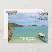 Carte postale de Cent Îles, Pangasinan Philippines (Devant / Derrière)