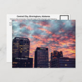 Carte postale de Central City au coucher du soleil (Devant / Derrière)