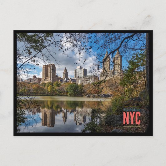 Carte postale de Central Park, Manhattan, New York (Devant)