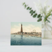 Carte Postale De Central Pier, Blackpool, Angleterre (Debout devant)