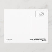 Carte postale de cercles de girafe de bébé rétro (Dos)