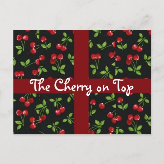 Carte postale de cerises (Devant)