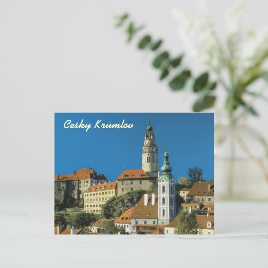 Carte postale de Cesky Krumlov (Debout devant)