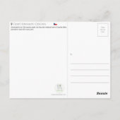 Carte postale de Český Krumlov, Tchéquie (Dos)