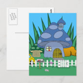 Carte postale de Chambre de champignon (Devant / Derrière)