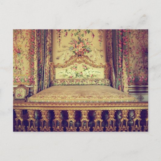 Carte postale de chambre du château de versailles (Devant)
