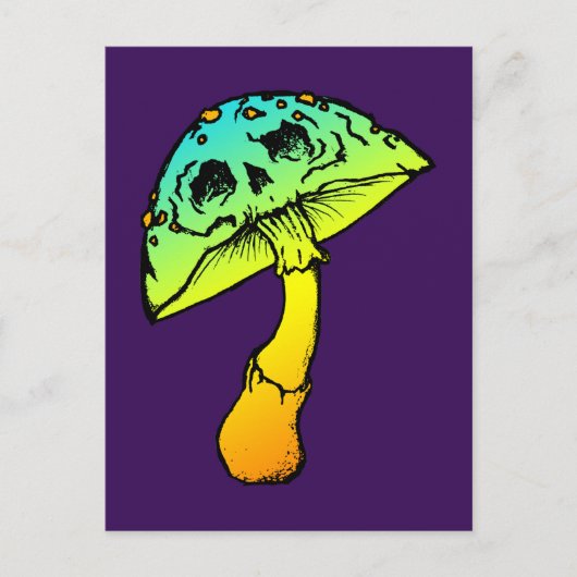 carte postale de champignon (Devant)