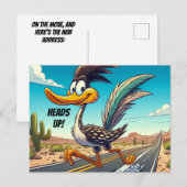CARTE POSTALE DE CHANGEMENT D'ADRESSE - BEEP (Devant / Derrière)
