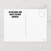CARTE POSTALE DE CHANGEMENT D'ADRESSE - BEEP (Dos)