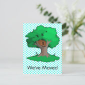 Carte postale de changement d'adresse de maison da (Debout devant)