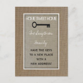 Carte postale de changement d'adresse Home Sweet H (Devant)