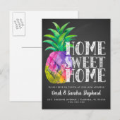 Carte postale de changement d'adresse nous avons d (Devant / Derrière)