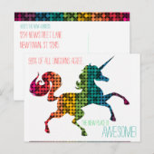 Carte postale de changement d'adresse personnalisé (Devant / Derrière)