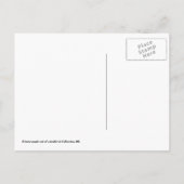 Carte postale de changement d'adresse : Véritable  (Dos)