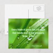 Carte postale de chaque lame de citation de basse (Devant / Derrière)