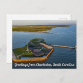 Carte postale de Charleston, Caroline du Sud (Devant / Derrière)