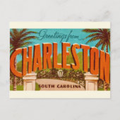 Carte postale de Charleston Caroline du Sud (Devant)