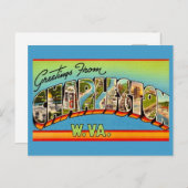 Carte postale de Charleston Virginie-Occidentale (Devant / Derrière)