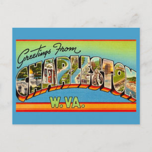 Carte postale de Charleston Virginie-Occidentale