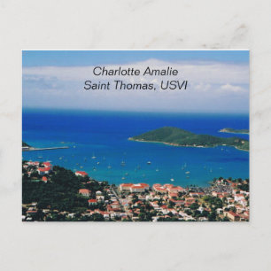 Carte postale de Charlotte Amalie, Saint Thomas, U