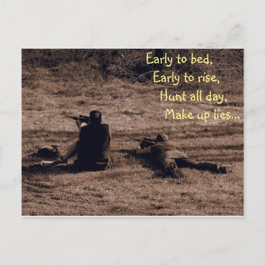 Carte postale de chasse (Devant)