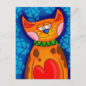 Carte postale de chat (Devant)