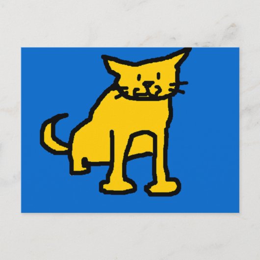 Carte postale de chat (Devant)