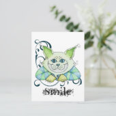 Carte postale de chat de Cheshire (Debout devant)