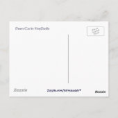 Carte postale de chat de désert (Dos)