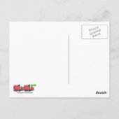 Carte postale de chat en gros plan (Dos)