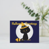 Carte postale de chat magique (Debout devant)