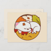 Carte postale de chat mignon (Devant / Derrière)