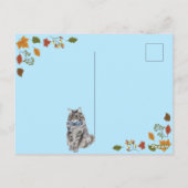 Carte postale de chat mignon (Dos)