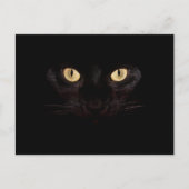 carte postale de chat noir (Devant)