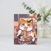 Carte postale de chat Udon (Debout devant)