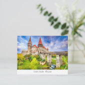 Carte postale de château de Corvin de Roumanie (Debout devant)