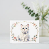 carte postale de chaton mignon (Debout devant)