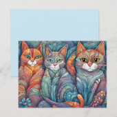 carte postale de chats apaisants (Devant / Derrière)