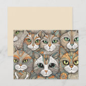 carte postale de chats apaisants (Devant / Derrière)